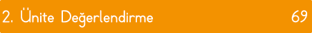 2  Ünite Değerlendirme 69