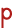 p
