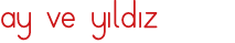 ay ve yıldız