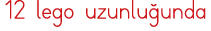 12 lego uzunluğunda