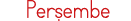 Perşembe