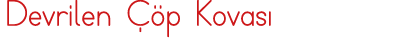 Devrilen Çöp Kovası